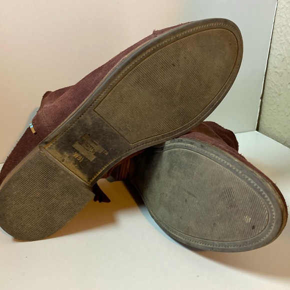 Soft Oak Brown Suede Toms Rylie Bootie Ankle Boot - Picture 6 of 7